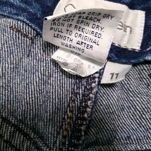 VTG CALVIN KLEIN 80s Mom Jeans Pleated Front High Waist Women's 29x28 12 Rise - Picture 6 of 10